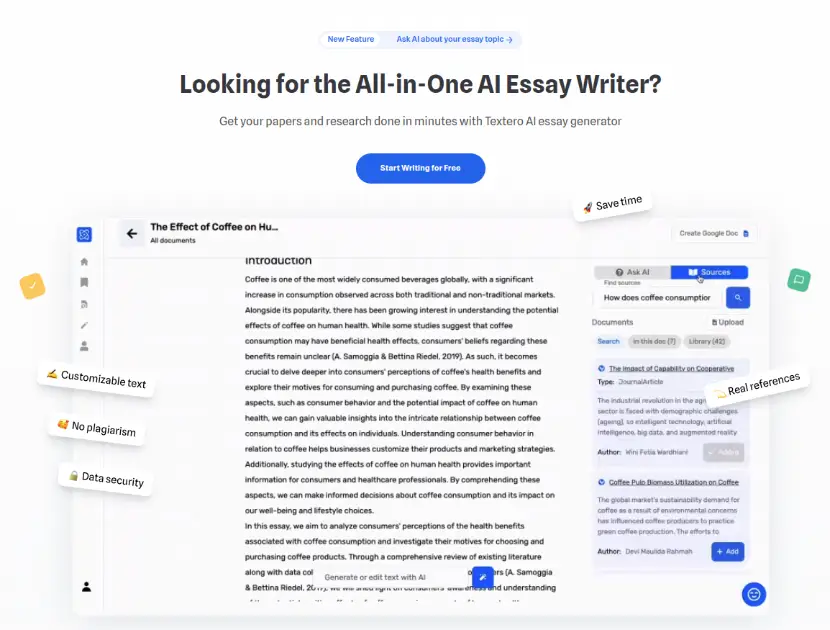 Textero AI Essay Writer  product image
