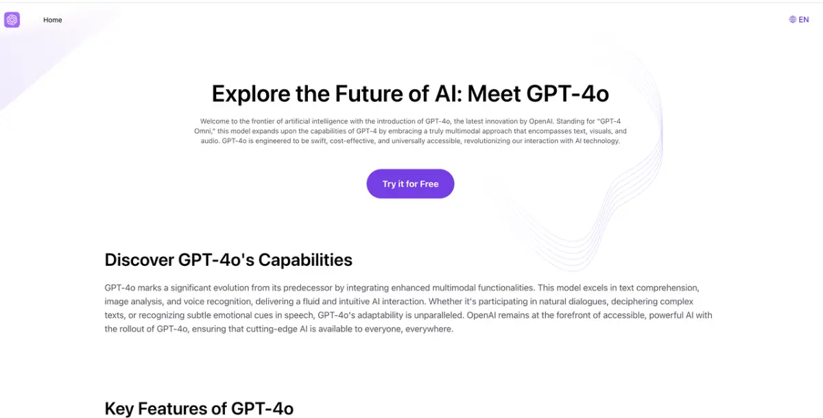 GPT4o.so: ChatGPT4o Free  product image