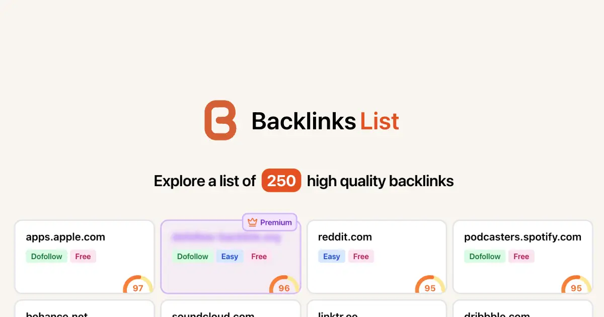 Backlinks List image number 01