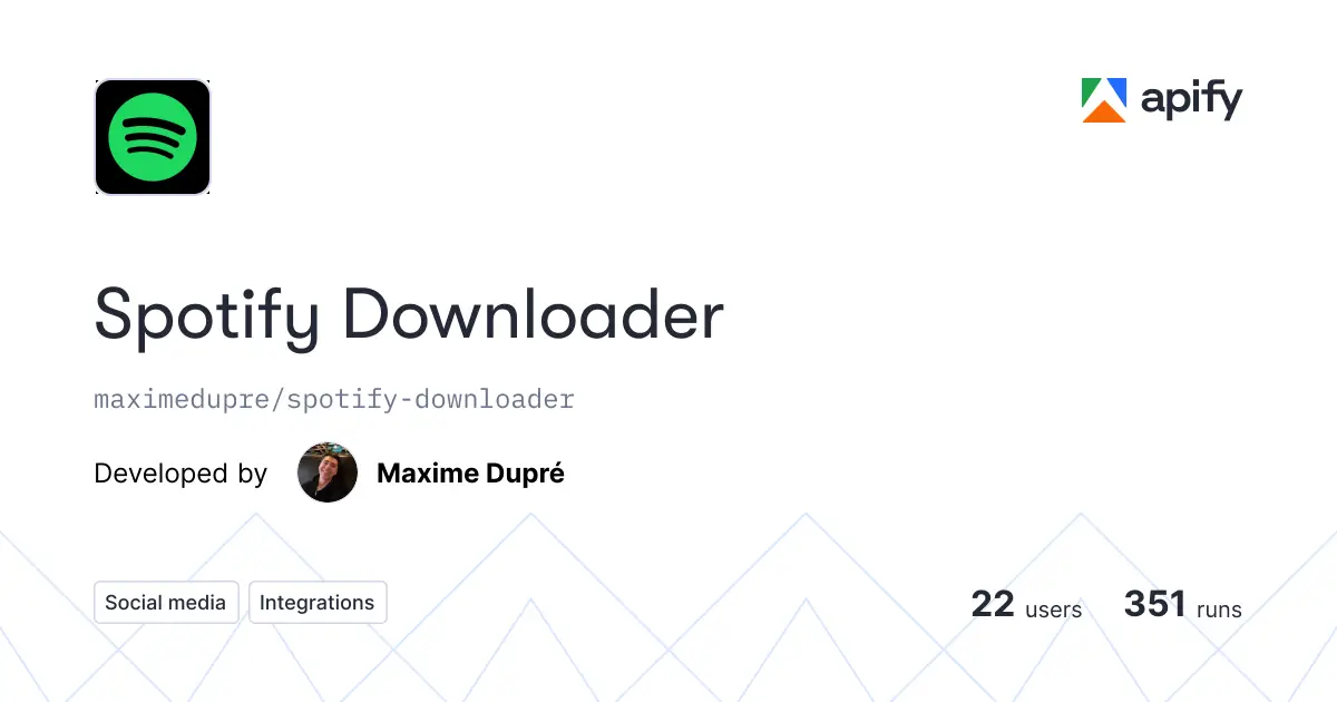 Spotify Downloader product image