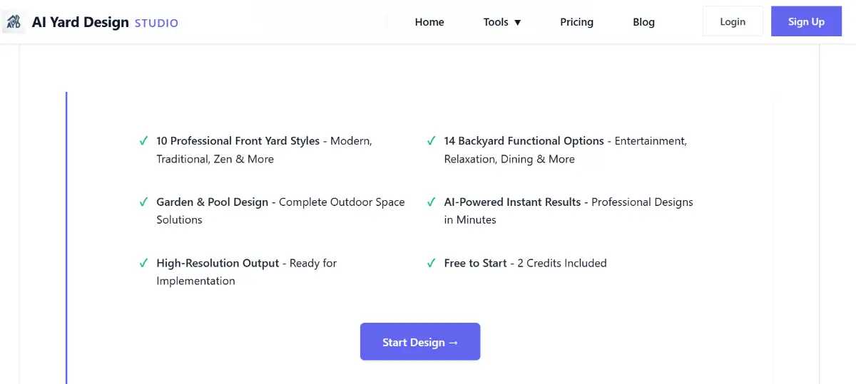 AI Yard Design Studio product image