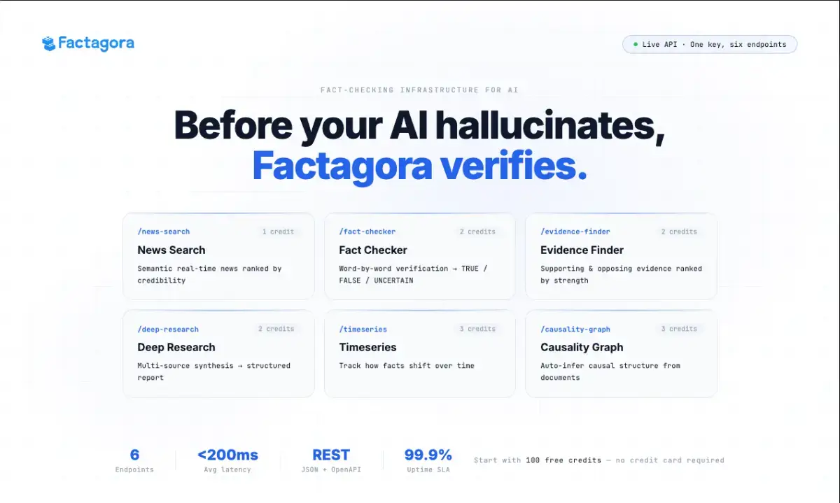 Factagora API image number 01
