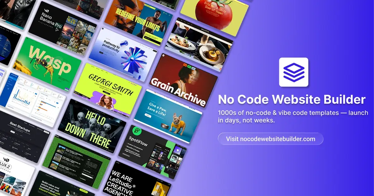 No Code Website Builder image number 01